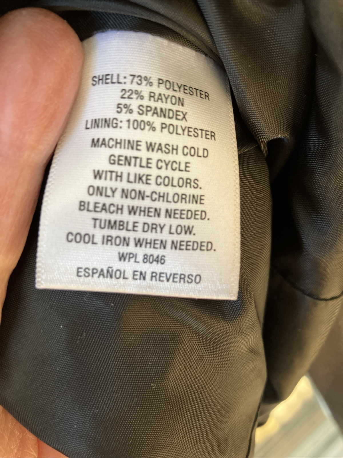 Pleather Jacket Size m Brown - image 9