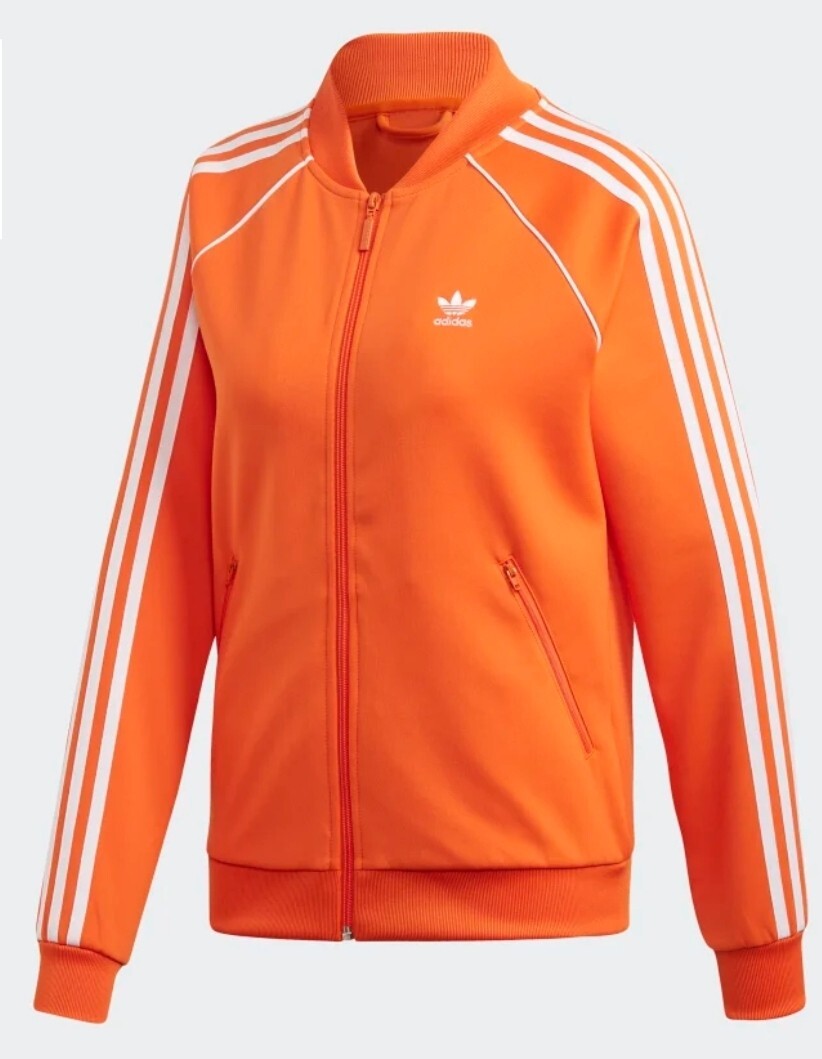 Adidas Originals Sst Track Jacket Women's Orange Various (Sm