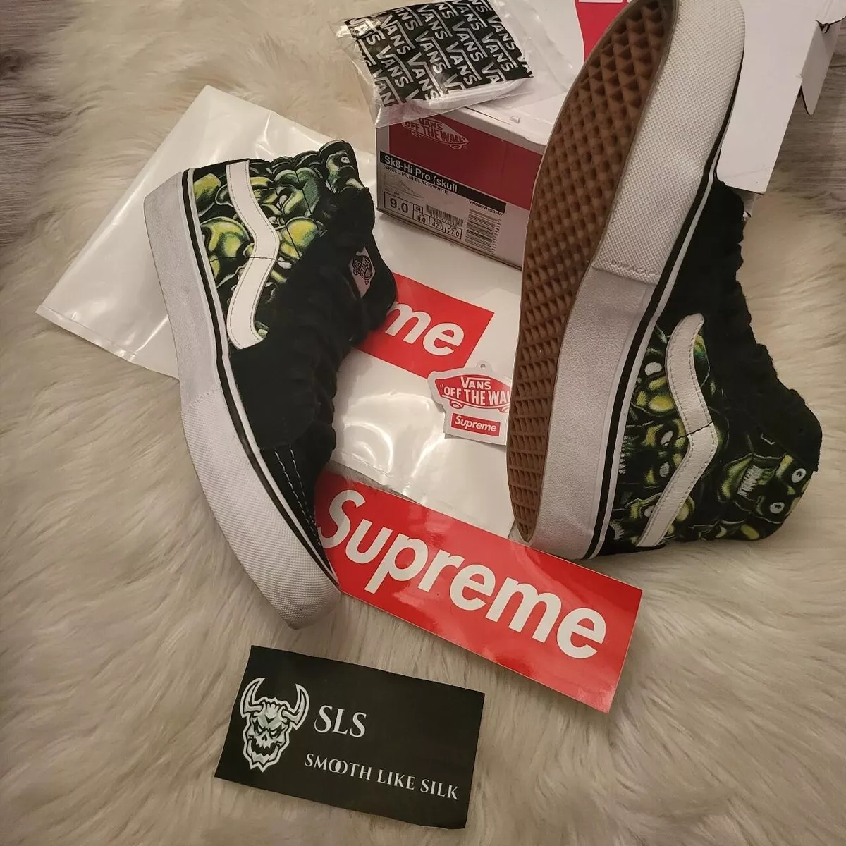 Supreme x Vans SK8-Hi Skull Pile (SS18)