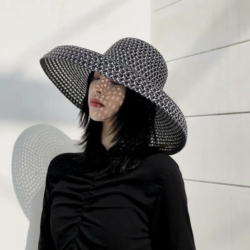 2021 Retro Dome Big Straw Hat Ladies 