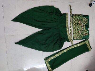 PRESENTING NEW PARTY LOOK GEORGETTE TOP DHOTI WITH DUPATTA FOR PAKISTANI  WEAR | eBay