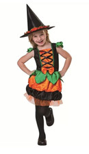Totally Ghoul Pumpkin Lil' Witch Toddler Costume