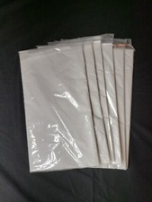 6 Pk Tablecloths 54 x 108" White Plastic Table Cover Rectangular, Disposable New