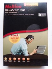 McAfee VirusScan Plus with SiteAdvisor 2008 6-in-1 Protection 
