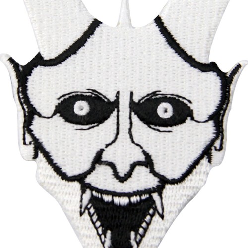 Embroidered Patches Iron Sew On Patches transfers Badges appliques Oni Ghost 610 - Picture 2 of 4