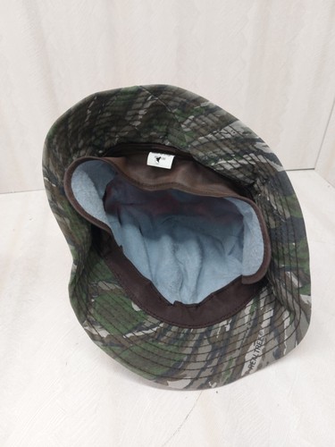 Vintage Adult Woodland Realtree Camo Reversible Bucket Hat Size S 1980's - Picture 12 of 12