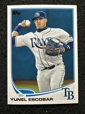 YUNEL ESCOBAR #560 2013 Topps Baseball QTY Tampa Bay Rays