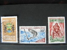 GABON oblitérés  n° 170 à 172