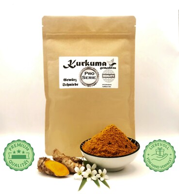 1000g Kurkuma Wurzel gemahlen Pro Serie 1kg Premium Qualität  Aroma versiegelt