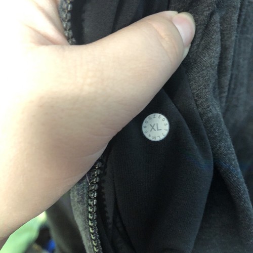 Lululemon Cross Cut Hoodie Mens XL Grey Heathered Jacket Full Zip Athleisure - Picture 6 of 7