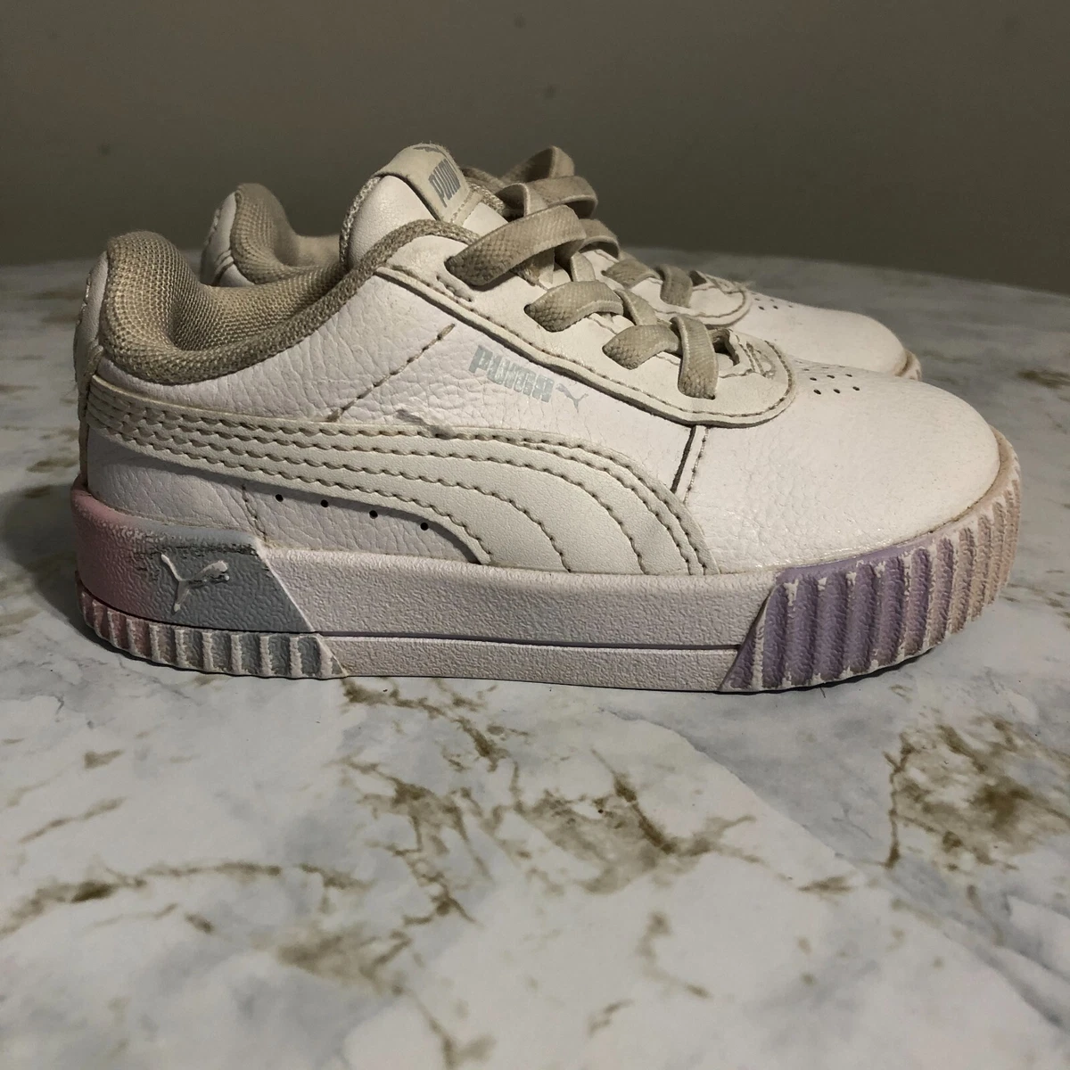 Louis Vuitton Arc Light Line Sneakers Pink White By Color US 8 Mix Material