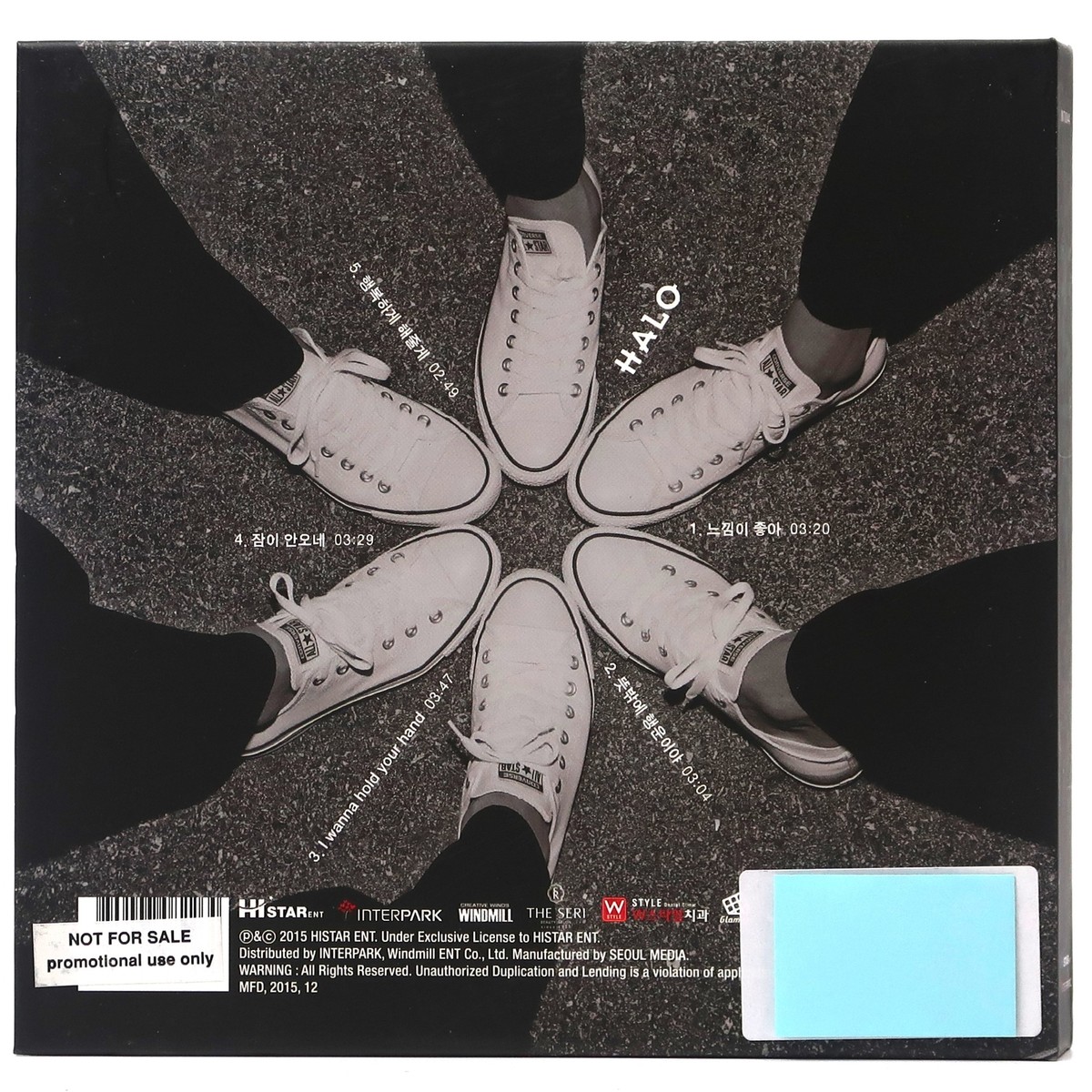 HALO 全員のサイン入りアルバム　young love Halo - Young Love Signed Autographed CD Album Promo K-Pop