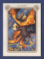 2024 House of the Dragon Season 1 Artist Rendition Red Parallel AR6 #4/50