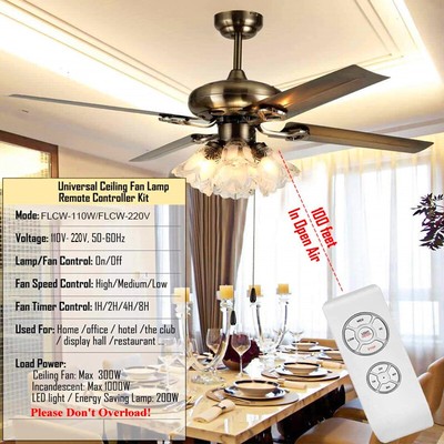 Smart Ceiling Fan Controller Tuya WIFI Light Smart Life Online Cloud APP Speed R