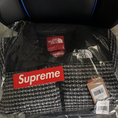 Supreme The North Face Studded Nuptse Jacket Black