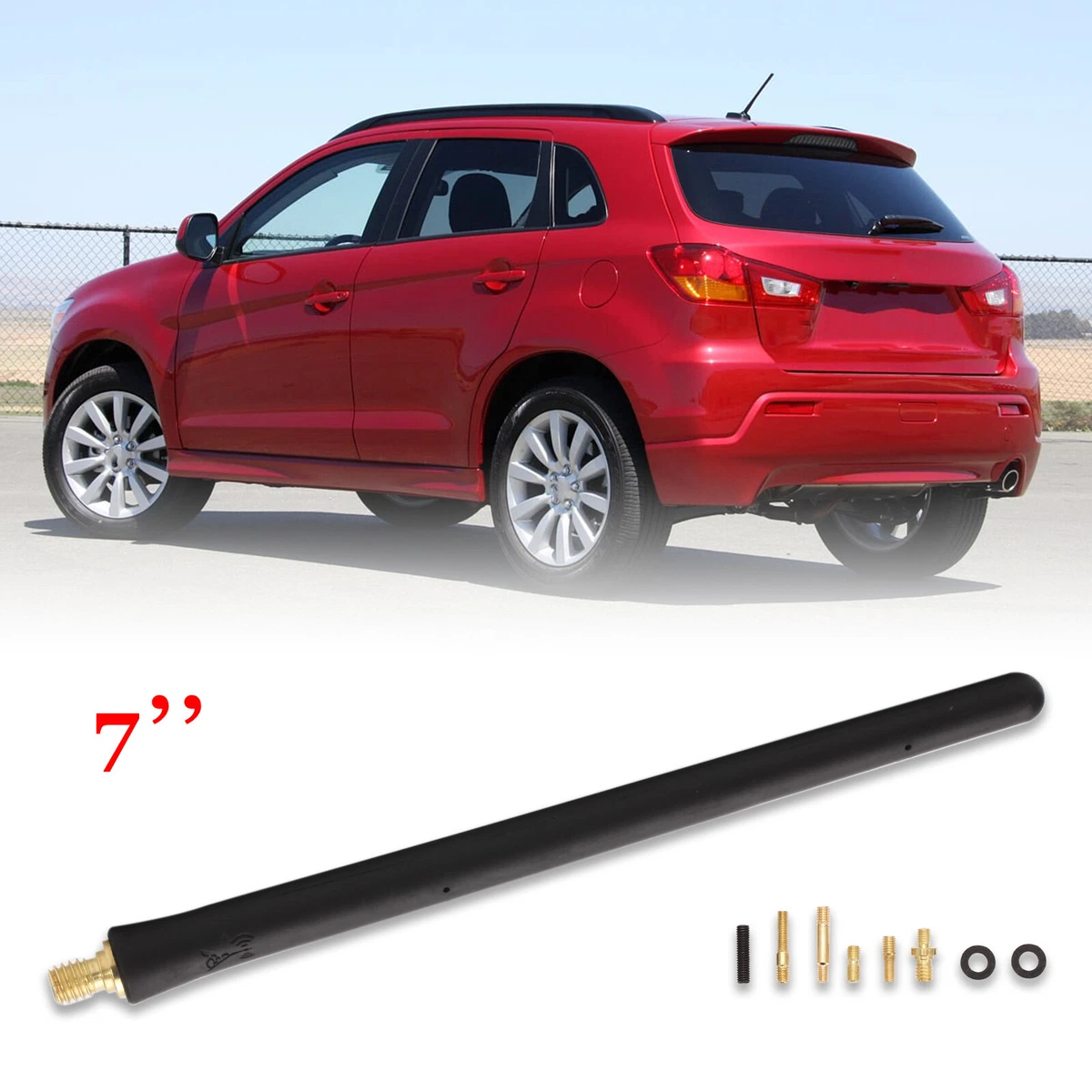 Antenna A Pinna Di Squalo Per Auto – FM – Compatibile Mitsubishi ASX, Lancer 10, Outlander – Colore Grigio