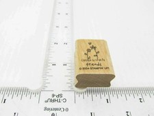 Friends Are Like Flowers In All Shapes And Sizes Rubber Stamp - Stamp Set D270