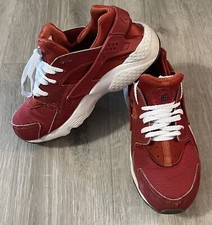 Nike Huarache Run Little Kids 704949-604 Gym Red Shoes Youth Size 2