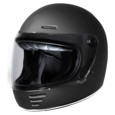 Origine Omega Integralhelm Retro Motorradhelm - Matt Schwarz