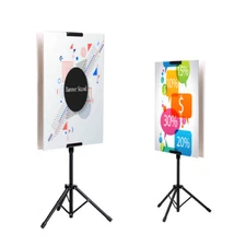 Double-Sided Tripod Poster Stand Adjustable Sign Holder ( Heigh up to 78")