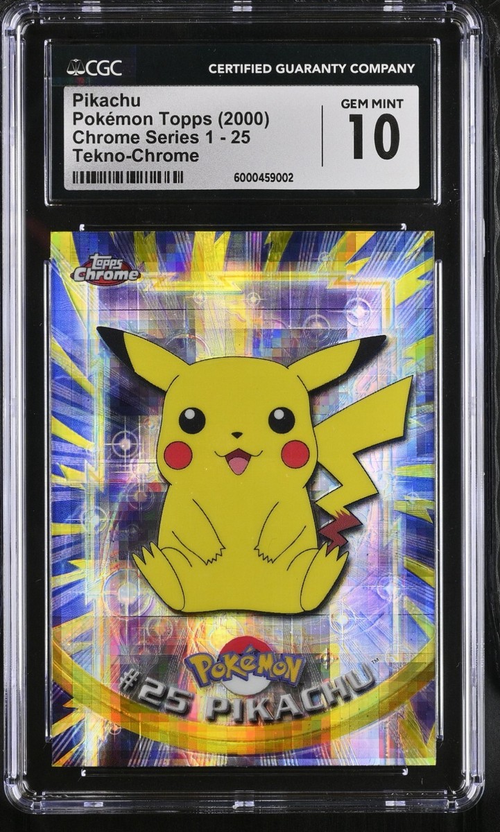 CGC 10 GRAIL* 2000 Pokemon Topps Chrome Series 1 TEKNO CGC 10 GRAIL* 2000 Pokemon Topps Chrome Series 1 TEKNO