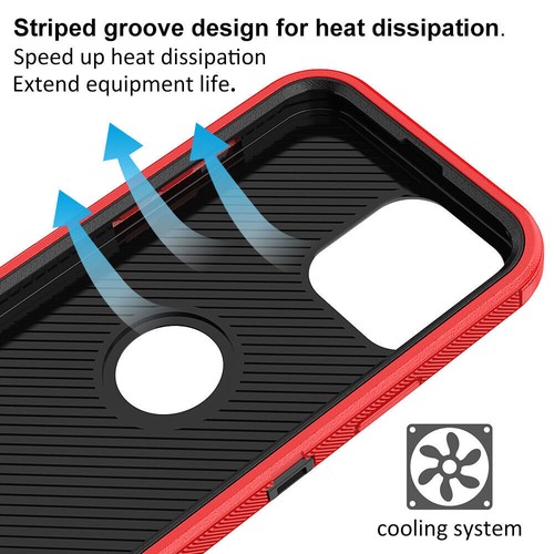 For iPhone 12/13 Pro Max/11 XR Case Heavy Duty Shockproof Defender Rugged Cover - Picture 10 of 53