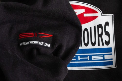 adidas Porsche 917 Twenty Four Hours Black Hoodie Hooded Pullover Jumper Size S - Picture 4 of 6
