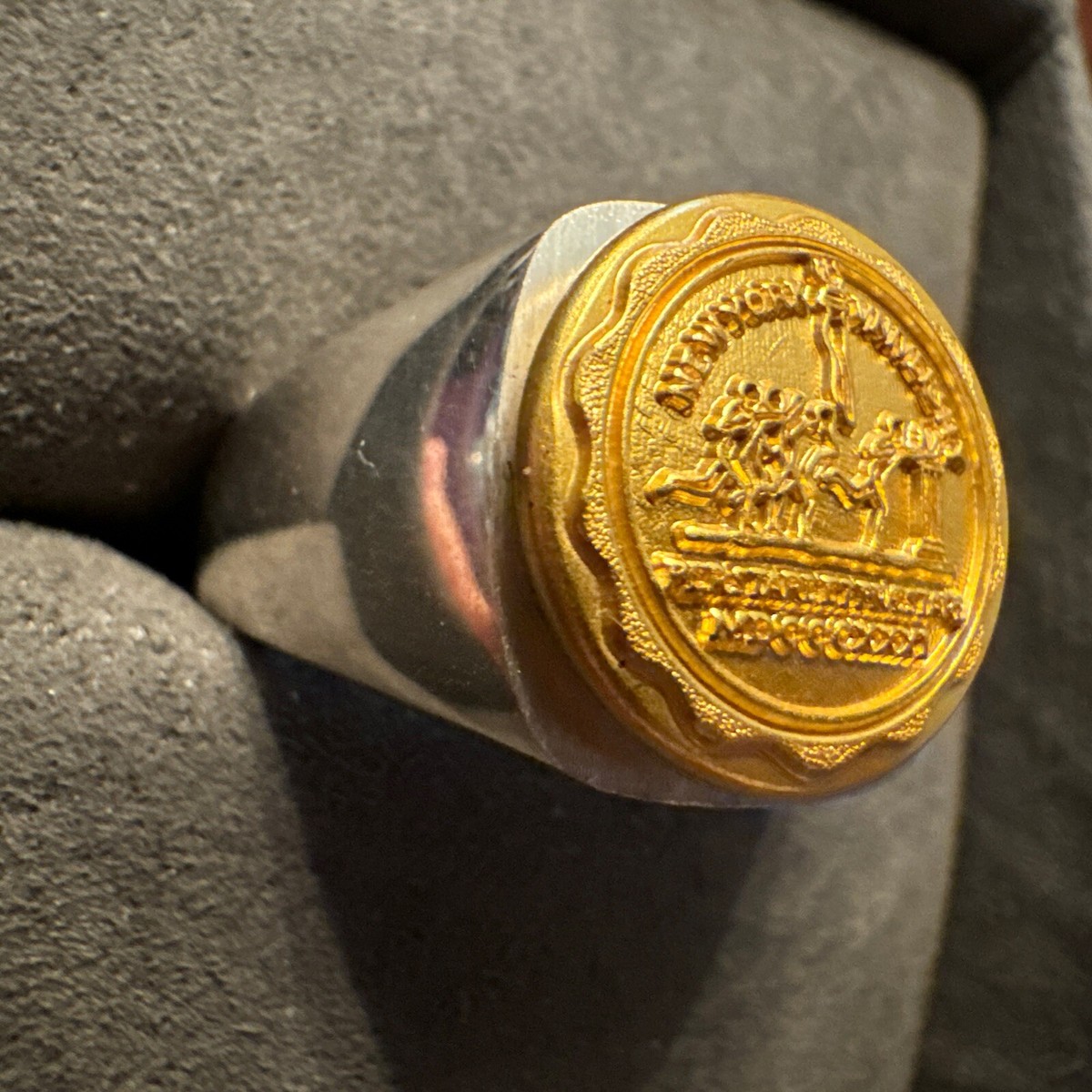 14K Gold Filled New York University NYU on Sterling Silver