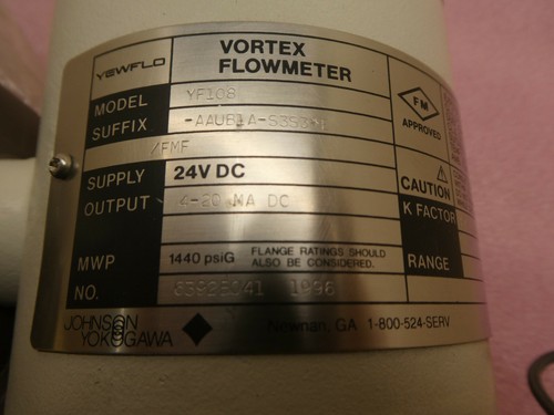 VORTEC FLOWMETER YFQ1O8 / 2.75'' VORTEX - Picture 2 of 5