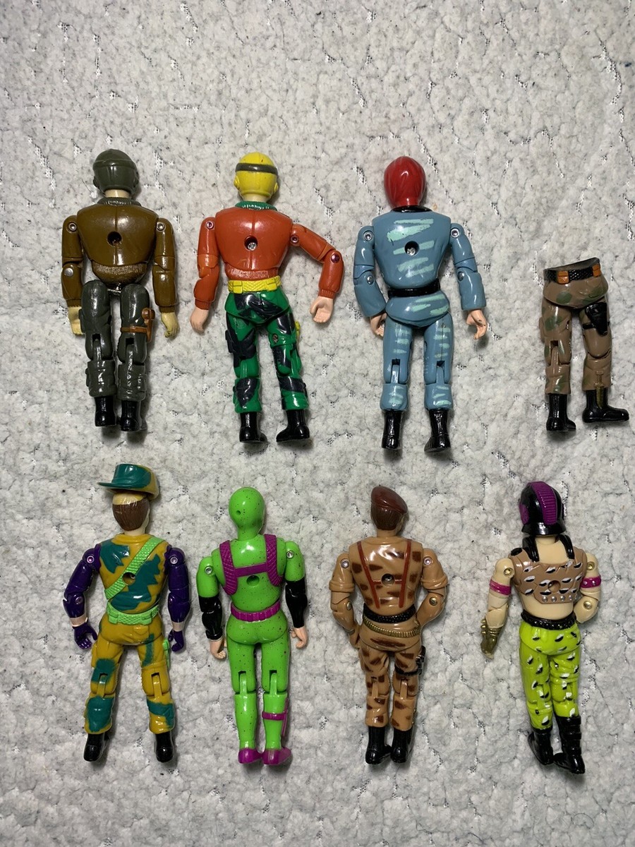 GI Joe Action Figures Lanard The Corps (x7 Figures) Weapons