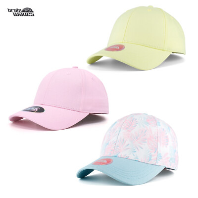 Brain Waves Base Cap Mütze Kappe Basic Line Verstellbar Frauen Hut Baumwolle