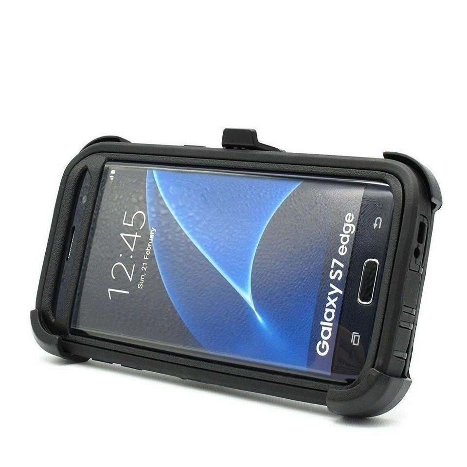 For Samsung Galaxy S7 Heavy Duty Rugged Defender Case Cover Belt Clip + Screen - Image 2 of 4