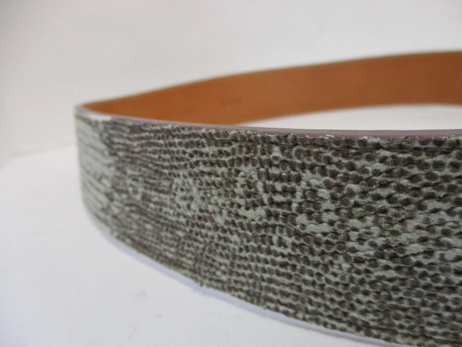 ROBERTO CAVALLI 100% WX ЗМЕИНАЯ КОЖА ЛОГОТИП РЕМЕНЬ SZ 80 - Изображение 3 из 4