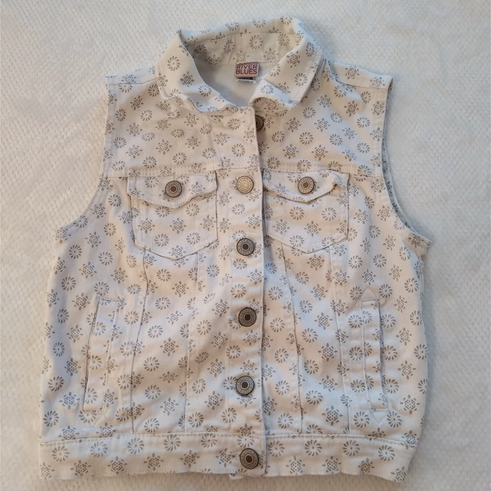 Женский топ Canyon River Blues без рукавов опрятный белый размер M - Изображение 4 из 4