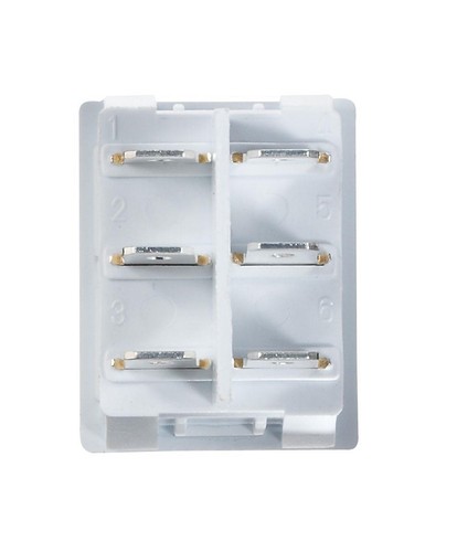 Mini interruptor deslizable RV Designer S475 blanco DPDT 14V DC 5A - Imagen 2 de 2