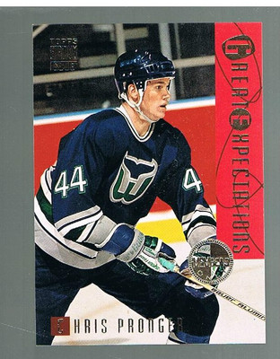 1994/95 Topps Stadium Club MEMBERS ONLY Chris Pronger #111 Whalers