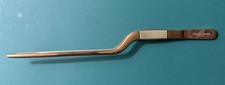 NEW- Metal Chef Tweezers, Gold-tone Metal, Offset Cooks Tweezers