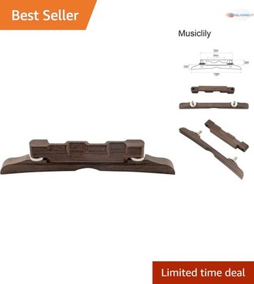 Mandolin Bridge Rosewood Adjustable 40mm String Spacing 114x20mm