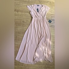 Lulus Lost In The Moment dress in blush new with tags size large