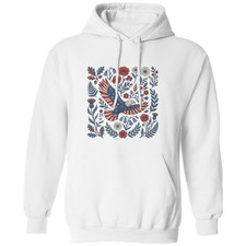 American Eagle Floral Graphic 250 Years USA Unisex Hooded Sweatshirt