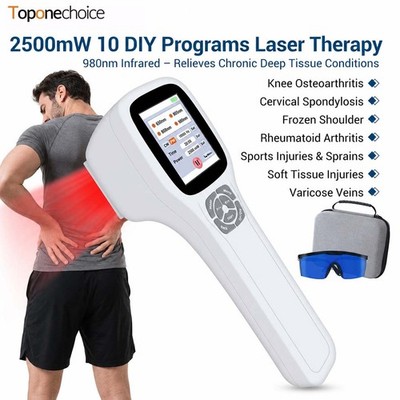 2500mW Handheld Laser Therapy Device for Arthritis Muscle Joint Pain Recovery