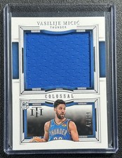 VASILIJE MICIC 2023-24 NATIONAL TREASURES COLOSSAL ROOKIE MATERIALS JERSEY 45/99