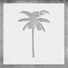 Reusable Palm Tree Wall Art Stencil Template for DIY Crafts - StencilAir