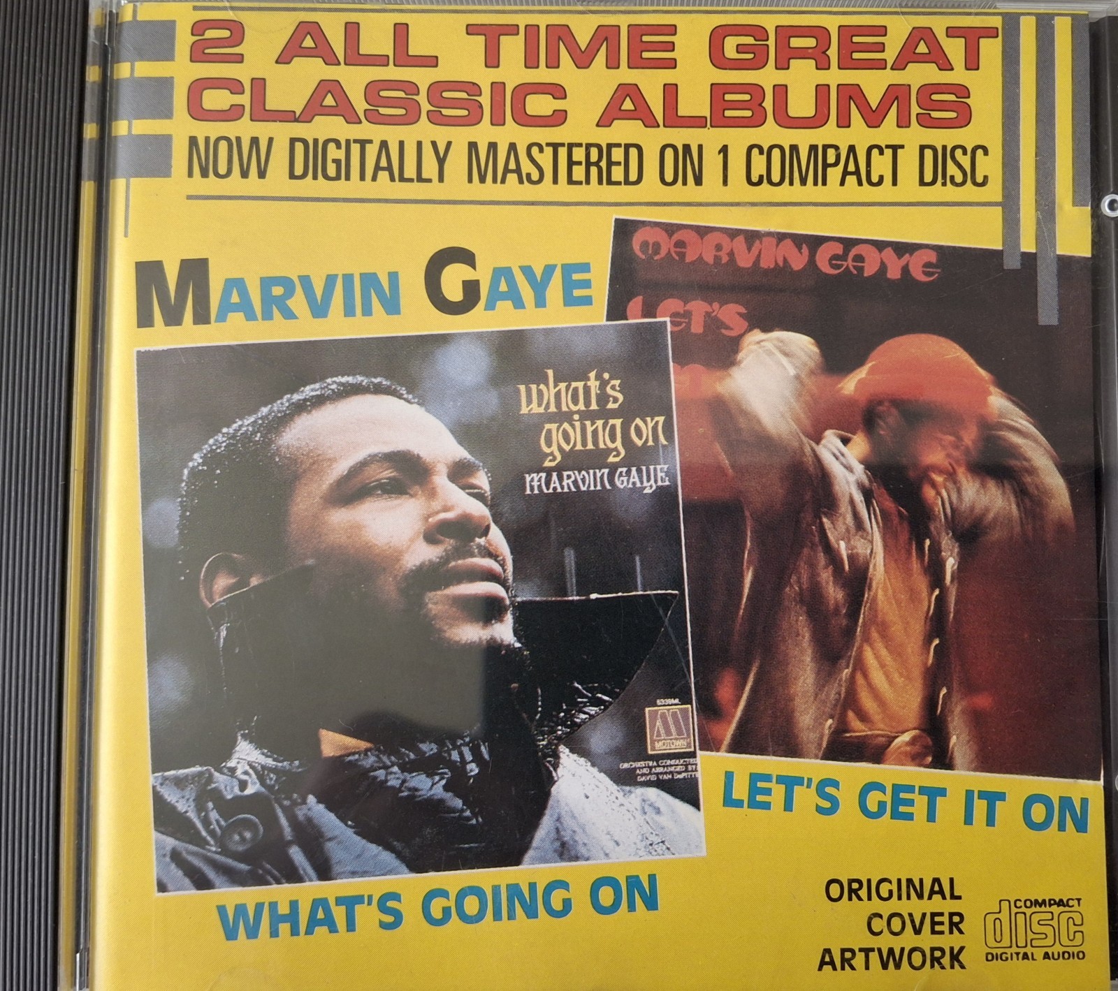 Marvin Gaye - What's Going On/Let's Get It On CD Album 1986 Like New Condition