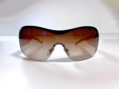 VERSACE VE2109-B 1248/13 130 3N SHIELD SWAROVSKI BV7590047 Wraparound Sunglasses