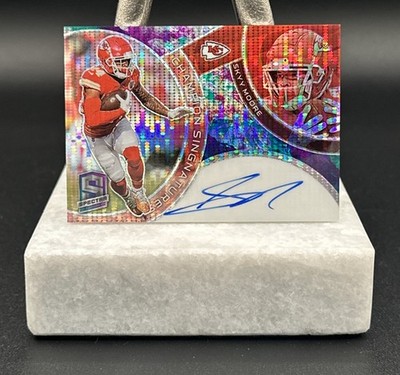 SKYY MOORE 2023 SPECTRA CHAMPION SIGNATURES CELESTIAL AUTO /99 Chiefs 49 ers NFL