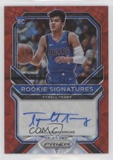 2020-21 Panini Prizm Rookie Signatures Choice Tyrell Terry #RS-TTY Auto 10ou