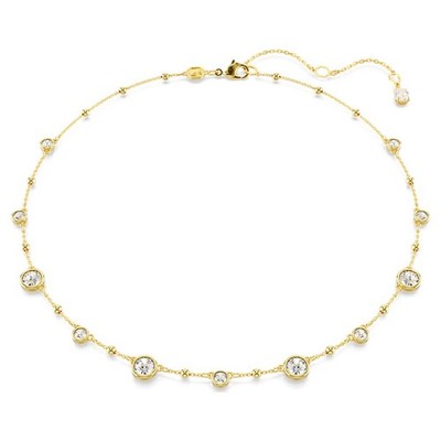 Swarovski 5680090 NEW Women's Necklace Gold-tone plated, Zirconia Crystal