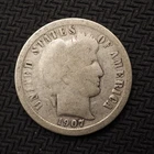 1907 **O** BARBER SILVER  DIME **NICE COIN!** FREE SHIPPING! C1159