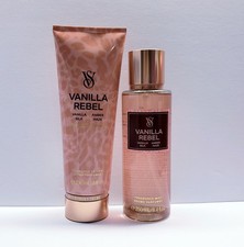 Victoria's Secret VANILLA REBEL Fragrance Lotion and Fragrance Mist 2 pcs 